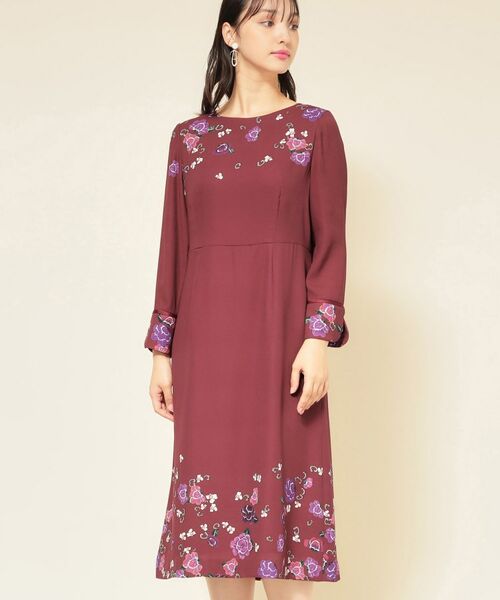 SunaUna / スーナウーナ ミニ丈・ひざ丈ワンピース | 【co creation and yours／SS～L】花柄パネルワンピース | 詳細26