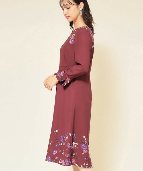 SunaUna / スーナウーナ ミニ丈・ひざ丈ワンピース | 【co creation and yours／SS～L】花柄パネルワンピース | 詳細27