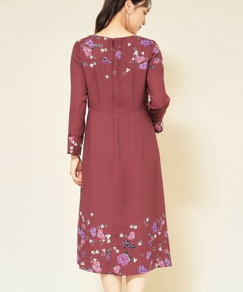 SunaUna / スーナウーナ ミニ丈・ひざ丈ワンピース | 【co creation and yours／SS～L】花柄パネルワンピース | 詳細28