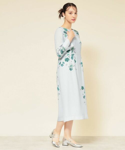 SunaUna / スーナウーナ ミニ丈・ひざ丈ワンピース | 【co creation and yours／SS～L】花柄パネルワンピース | 詳細8