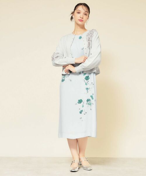 SunaUna / スーナウーナ ミニ丈・ひざ丈ワンピース | 【co creation and yours／SS～L】花柄パネルワンピース | 詳細9