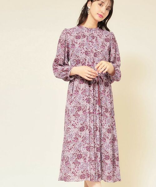 SunaUna / スーナウーナ ミニ丈・ひざ丈ワンピース | 【co creation and yours/SS~L】レースプリーツワンピース | 詳細10