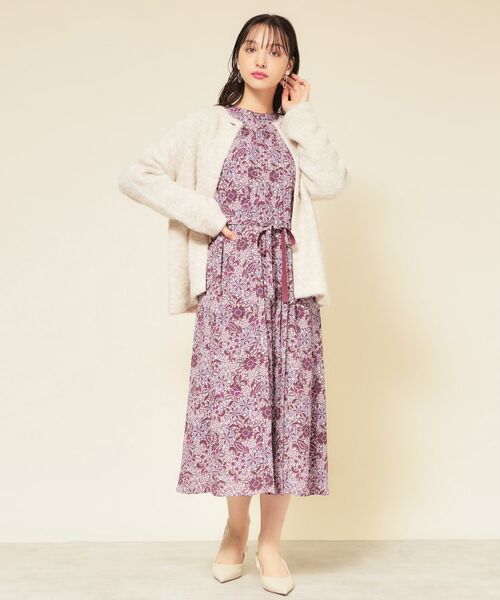 SunaUna / スーナウーナ ミニ丈・ひざ丈ワンピース | 【co creation and yours/SS~L】レースプリーツワンピース | 詳細5