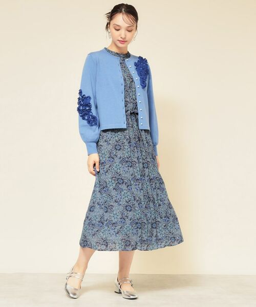 SunaUna / スーナウーナ ミニ丈・ひざ丈ワンピース | 【co creation and yours/SS~L】レースプリーツワンピース | 詳細7