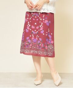 SunaUna / スーナウーナ スカート | 【co creation and yours／SS～L】オリエンタル柄パネルスカート