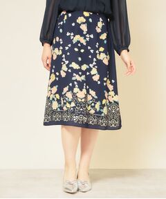 SunaUna / スーナウーナ スカート | 【co creation and yours／SS～L】オリエンタル柄パネルスカート