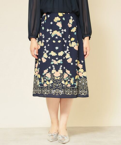 SunaUna / スーナウーナ スカート | 【co creation and yours/SS~L】オリエンタル柄パネルスカート | 詳細10