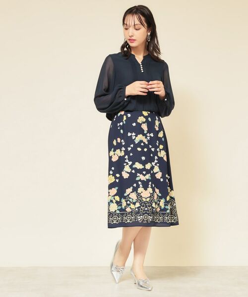 SunaUna / スーナウーナ スカート | 【co creation and yours/SS~L】オリエンタル柄パネルスカート | 詳細4