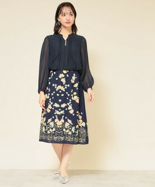 SunaUna / スーナウーナ スカート | 【co creation and yours/SS~L】オリエンタル柄パネルスカート | 詳細5