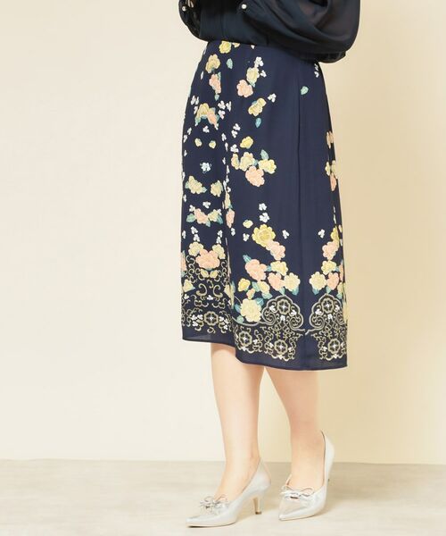 SunaUna / スーナウーナ スカート | 【co creation and yours/SS~L】オリエンタル柄パネルスカート | 詳細8