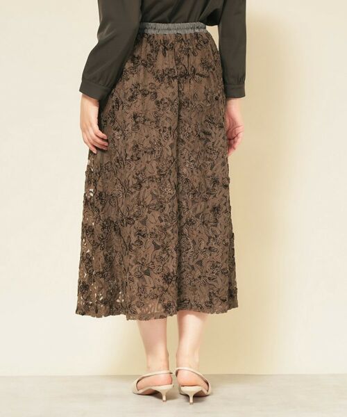 SunaUna / スーナウーナ ロング・マキシ丈スカート | 【モールレース/セットアップ可】ふんわりタックスカート | 詳細11