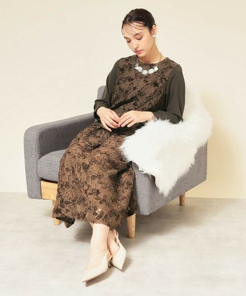 SunaUna / スーナウーナ ロング・マキシ丈スカート | 【モールレース/セットアップ可】ふんわりタックスカート | 詳細6