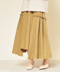 SunaUna / スーナウーナ ロング・マキシ丈スカート | 【COLLECTION LINE】アシメフレアスカート