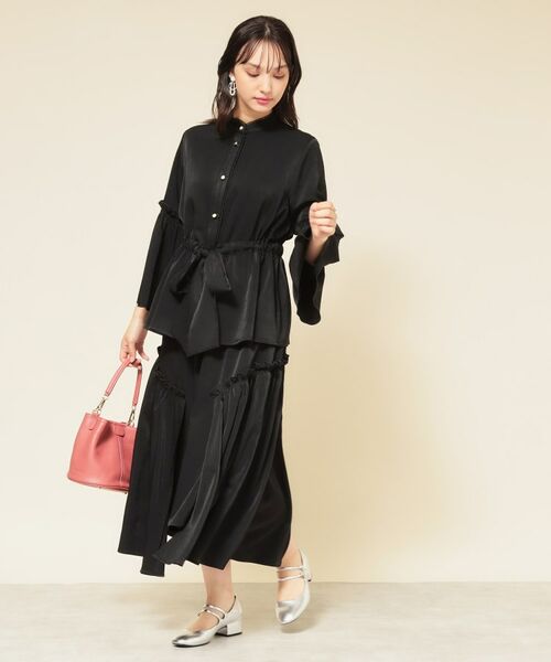 SunaUna / スーナウーナ ロング・マキシ丈スカート | 【COLLECTION LINE】アシメフレアスカート | 詳細2