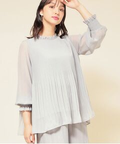 SunaUna / スーナウーナ シャツ・ブラウス | 【プリーツ／セットアップ可】チュニックブラウス
