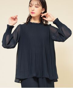SunaUna / スーナウーナ シャツ・ブラウス | 【プリーツ／セットアップ可】チュニックブラウス