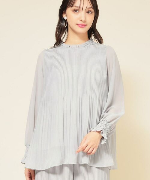 SunaUna / スーナウーナ シャツ・ブラウス | 【プリーツ／セットアップ可】チュニックブラウス | 詳細10