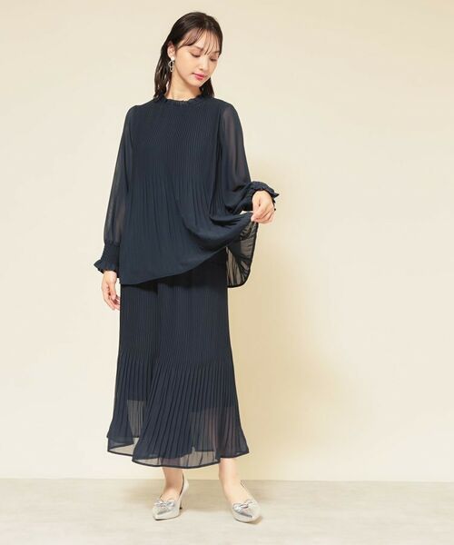 SunaUna / スーナウーナ シャツ・ブラウス | 【プリーツ／セットアップ可】チュニックブラウス | 詳細4