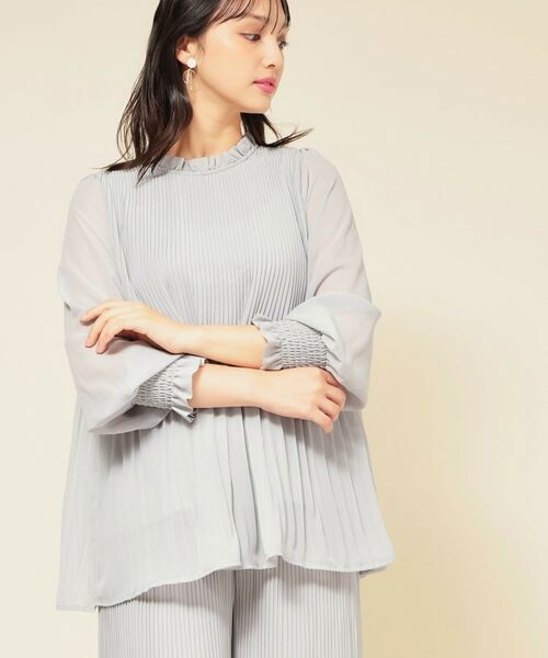 SunaUna / スーナウーナ シャツ・ブラウス | 【プリーツ／セットアップ可】チュニックブラウス | 詳細5