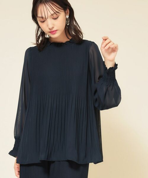 SunaUna / スーナウーナ シャツ・ブラウス | 【プリーツ／セットアップ可】チュニックブラウス | 詳細7