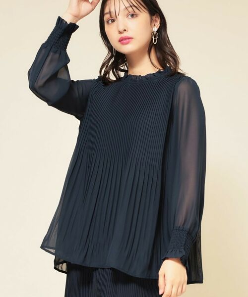 SunaUna / スーナウーナ シャツ・ブラウス | 【プリーツ／セットアップ可】チュニックブラウス | 詳細8