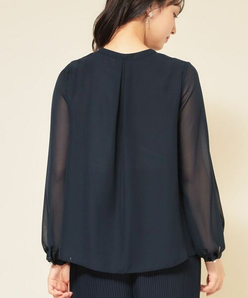 SunaUna / スーナウーナ シャツ・ブラウス | 【ピンタック／セットアップ可】シフォンブラウス | 詳細12