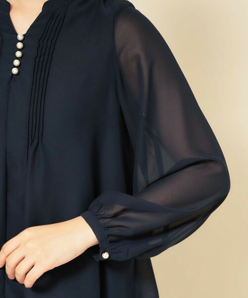 SunaUna / スーナウーナ シャツ・ブラウス | 【ピンタック／セットアップ可】シフォンブラウス | 詳細14