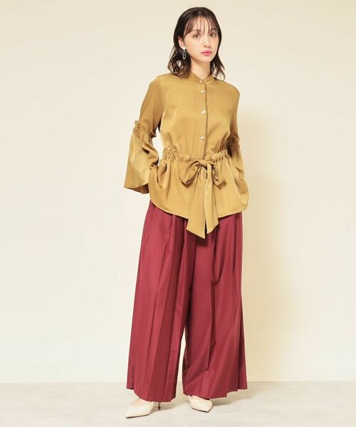 SunaUna / スーナウーナ シャツ・ブラウス | 【COLLECTION LINE】フレアスリーブブラウス | 詳細3