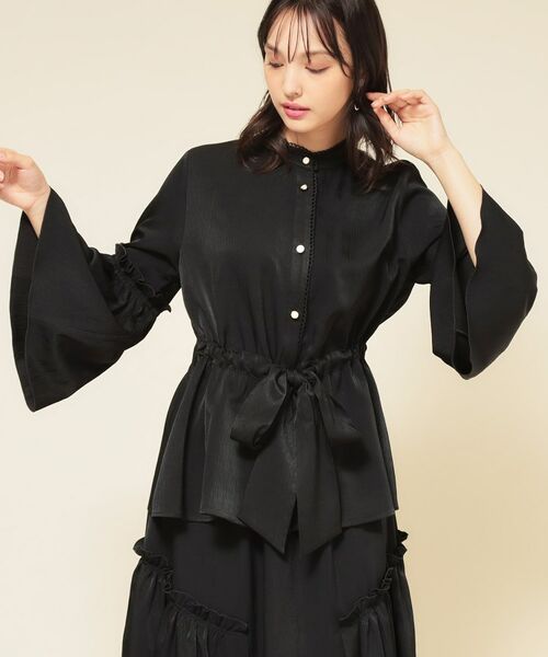 SunaUna / スーナウーナ シャツ・ブラウス | 【COLLECTION LINE】フレアスリーブブラウス | 詳細4