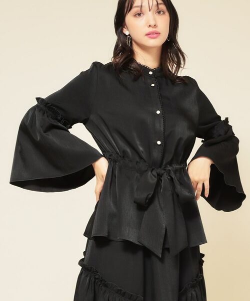 SunaUna / スーナウーナ シャツ・ブラウス | 【COLLECTION LINE】フレアスリーブブラウス | 詳細5