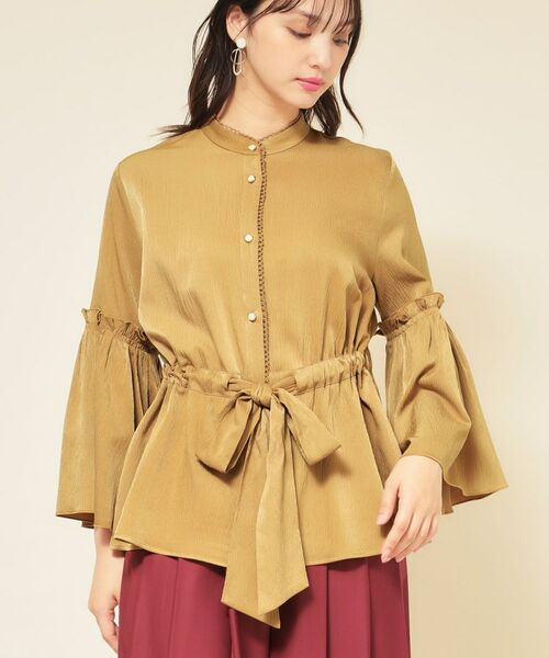 SunaUna / スーナウーナ シャツ・ブラウス | 【COLLECTION LINE】フレアスリーブブラウス | 詳細9