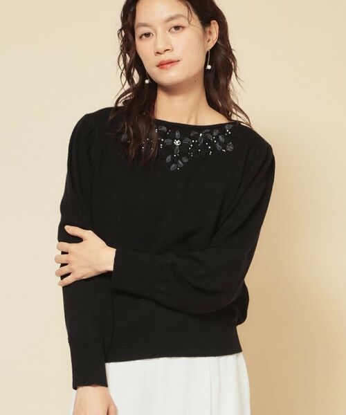 SunaUna / スーナウーナ ニット・セーター | 【SS~Lサイズ展開/クラフトニット】(ブラック(019))