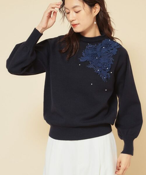 SunaUna / スーナウーナ ニット・セーター | 【冬にも活躍！ケミカルレースニット】 | 詳細15