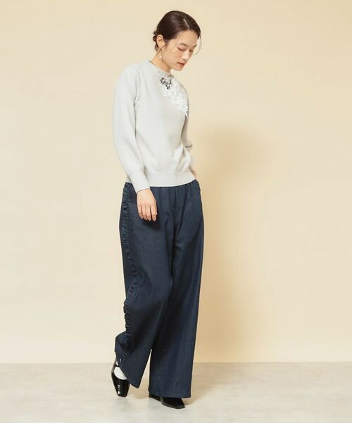 SunaUna / スーナウーナ ニット・セーター | 【冬にも活躍！ケミカルレースニット】 | 詳細2