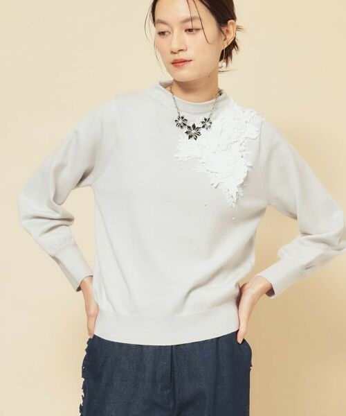 SunaUna / スーナウーナ ニット・セーター | 【冬にも活躍！ケミカルレースニット】 | 詳細8