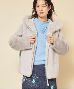 SunaUna / スーナウーナ レザーブルゾン・ジャケット | 【冬を彩る異素材フェイクファーアウター】