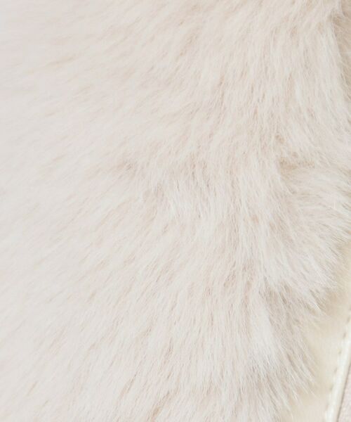 SunaUna / スーナウーナ レザーブルゾン・ジャケット | 【冬を彩る異素材フェイクファーアウター】 | 詳細5