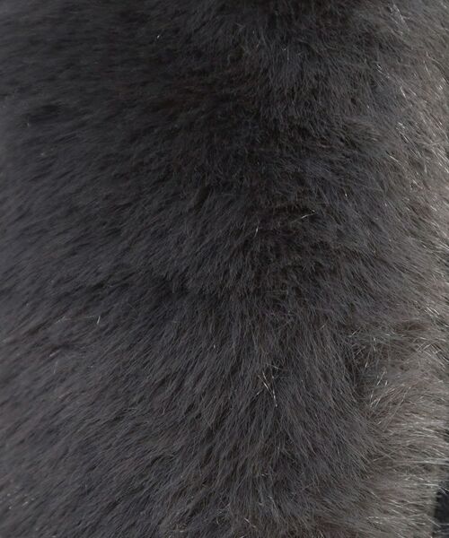 SunaUna / スーナウーナ レザーブルゾン・ジャケット | 【冬を彩る異素材フェイクファーアウター】 | 詳細9