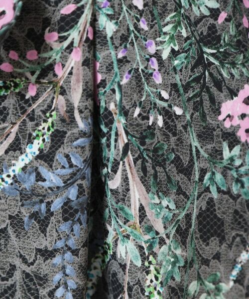 SunaUna / スーナウーナ ミニ丈・ひざ丈ワンピース | 【co creation and yours／SS～L】レースプリーツワンピース | 詳細5