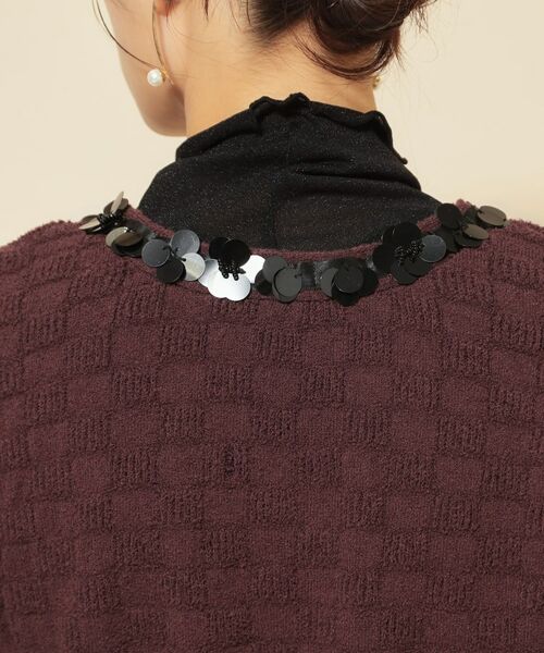 SunaUna / スーナウーナ ロング・マキシ丈ワンピース | 【COLLECTION LINE】スパンコールニットジャンドレ | 詳細14