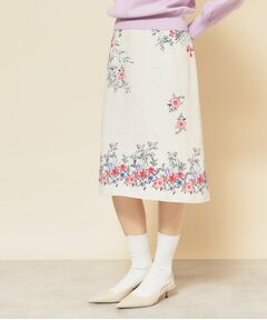 SunaUna / スーナウーナ スカート | 【co creation and yours／SS～L】オリエンタル柄パネルスカート