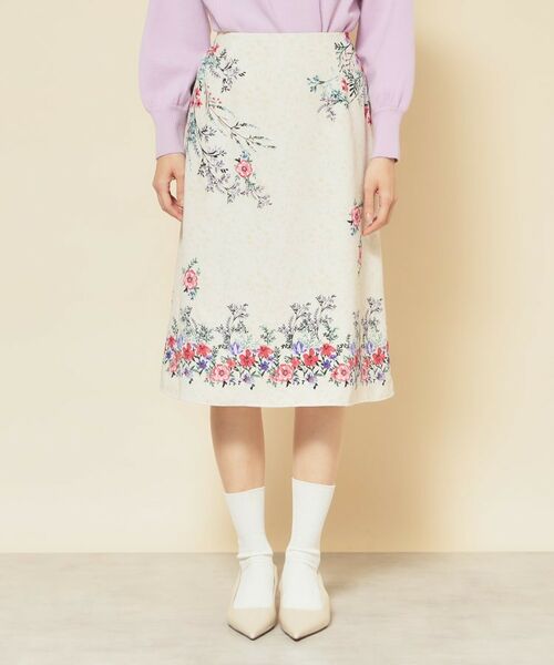 SunaUna / スーナウーナ スカート | 【co creation and yours/SS~L】オリエンタル柄パネルスカート | 詳細10