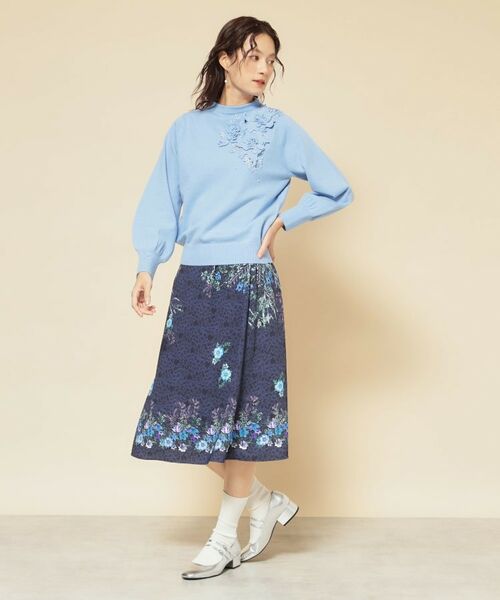 SunaUna / スーナウーナ スカート | 【co creation and yours/SS~L】オリエンタル柄パネルスカート | 詳細3