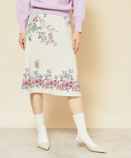 SunaUna / スーナウーナ スカート | 【co creation and yours/SS~L】オリエンタル柄パネルスカート | 詳細6