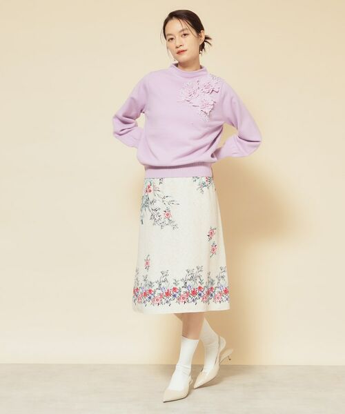 SunaUna / スーナウーナ スカート | 【co creation and yours/SS~L】オリエンタル柄パネルスカート | 詳細8