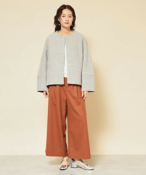 SunaUna / スーナウーナ レザーブルゾン・ジャケット | 【エアリーブルゾン／3色展開】 | 詳細11