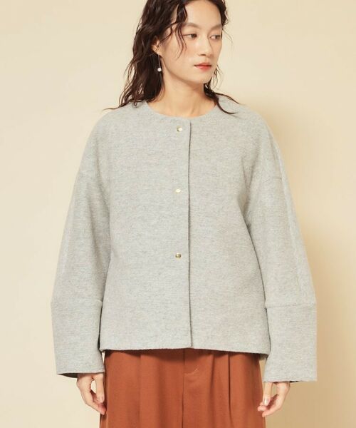 SunaUna / スーナウーナ レザーブルゾン・ジャケット | 【エアリーブルゾン／3色展開】 | 詳細14