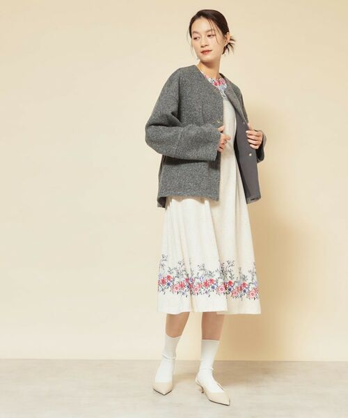 SunaUna / スーナウーナ レザーブルゾン・ジャケット | 【エアリーブルゾン／3色展開】 | 詳細4