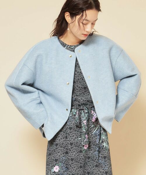 SunaUna / スーナウーナ レザーブルゾン・ジャケット | 【エアリーブルゾン／3色展開】 | 詳細7