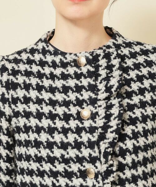SunaUna / スーナウーナ ノーカラージャケット | 【COLLECTION LINE】ツイードラッフルジャケット | 詳細13